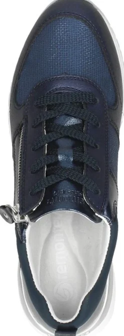Remonte Veterschoenen Laag Blauw Clearance