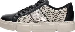 Rieker Veterschoenen Laag Zwart Fashion