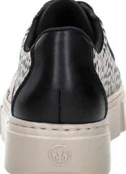 Rieker Veterschoenen Laag Zwart Fashion
