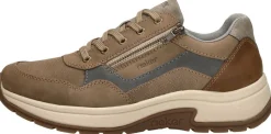 Rieker Veterschoenen Laag Taupe Outlet