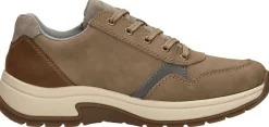Rieker Veterschoenen Laag Taupe Outlet