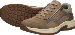 Rieker Veterschoenen Laag Taupe Outlet