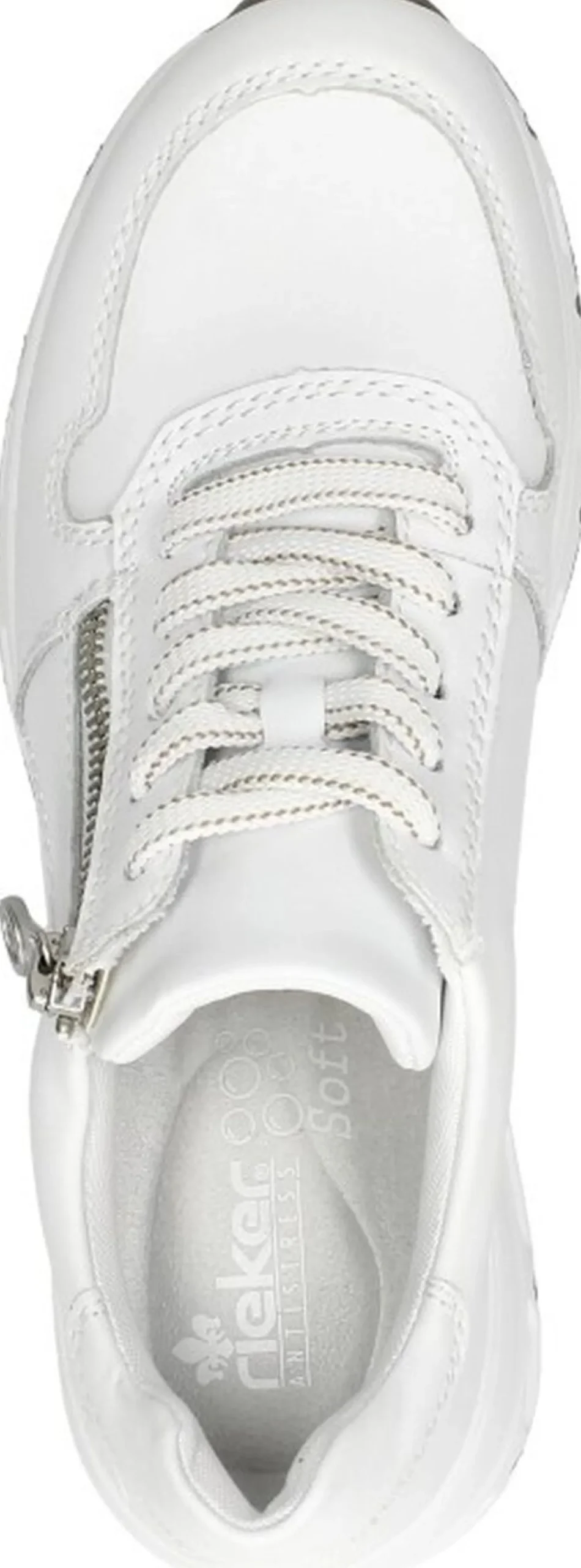 Rieker Veterschoenen Laag Wit Fashion