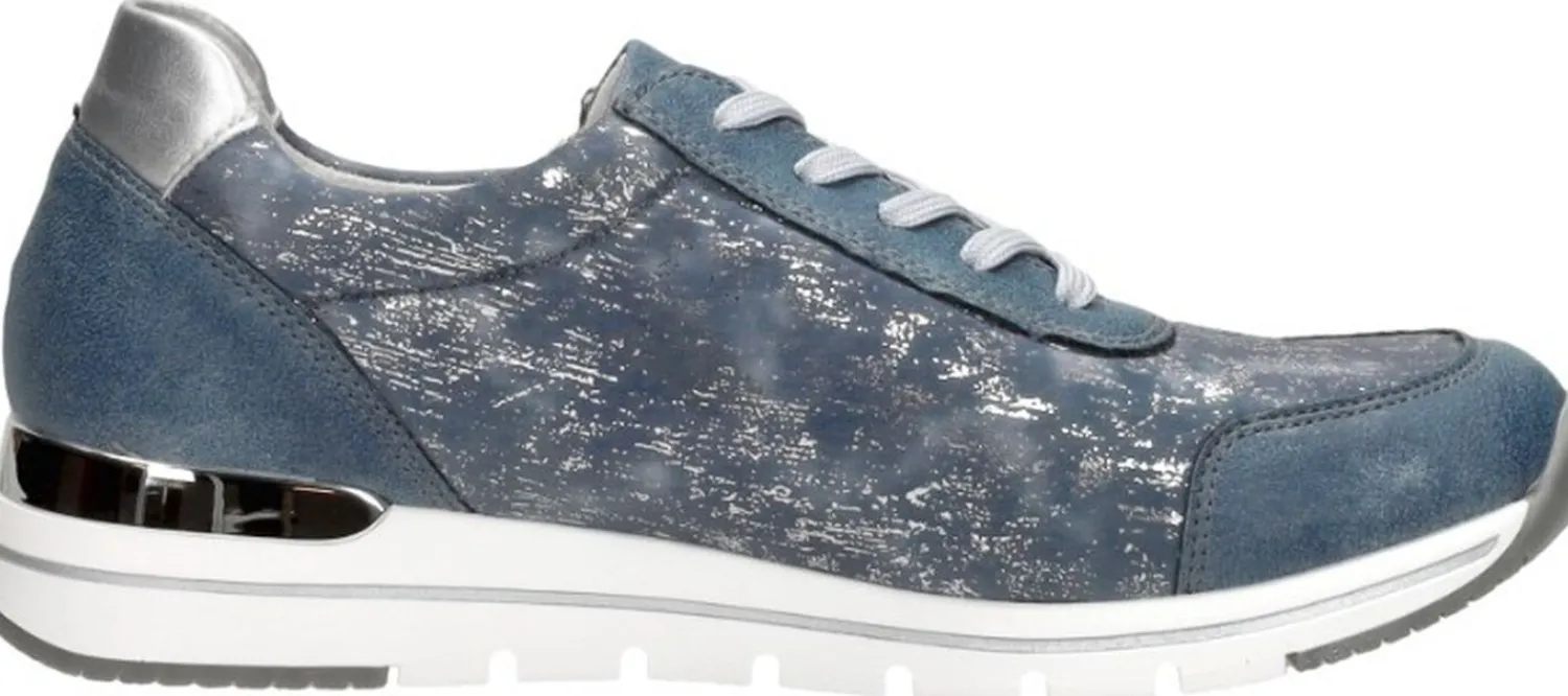 Remonte Veterschoenen Laag Licht blauw Sale