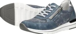 Remonte Veterschoenen Laag Licht blauw Sale