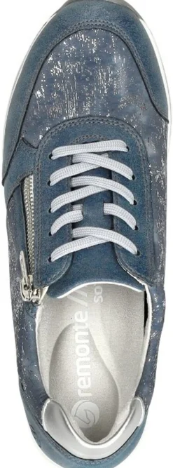 Remonte Veterschoenen Laag Licht blauw Sale