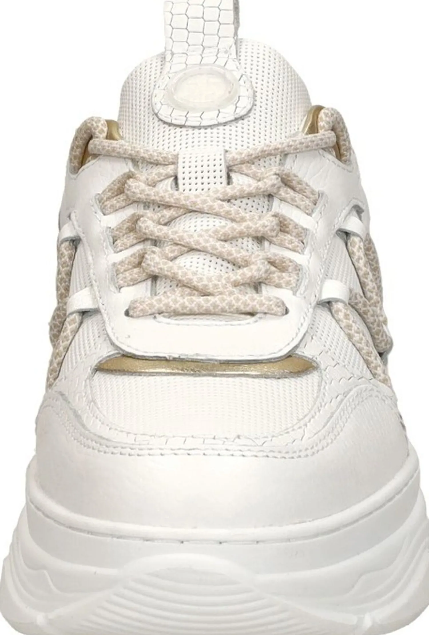 Sub55 Veterschoenen Laag Wit Discount