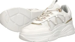 Sub55 Veterschoenen Laag Wit Discount