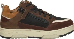 Keq Veterschoenen Laag Donkerbruin Best