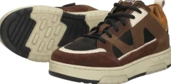 Keq Veterschoenen Laag Donkerbruin Best