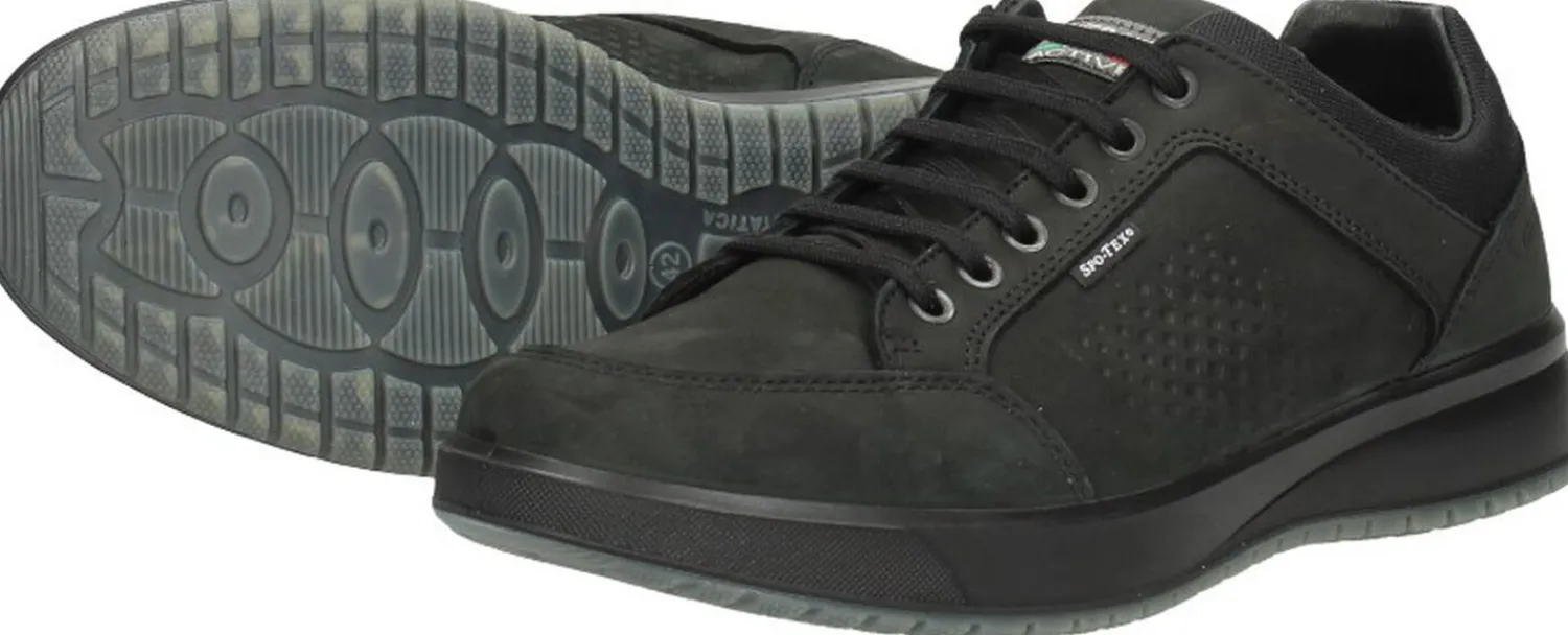 Grisport Veterschoenen Laag Zwart Best
