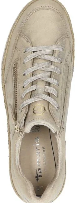 Tamaris Veterschoenen Laag Goudkleur Outlet