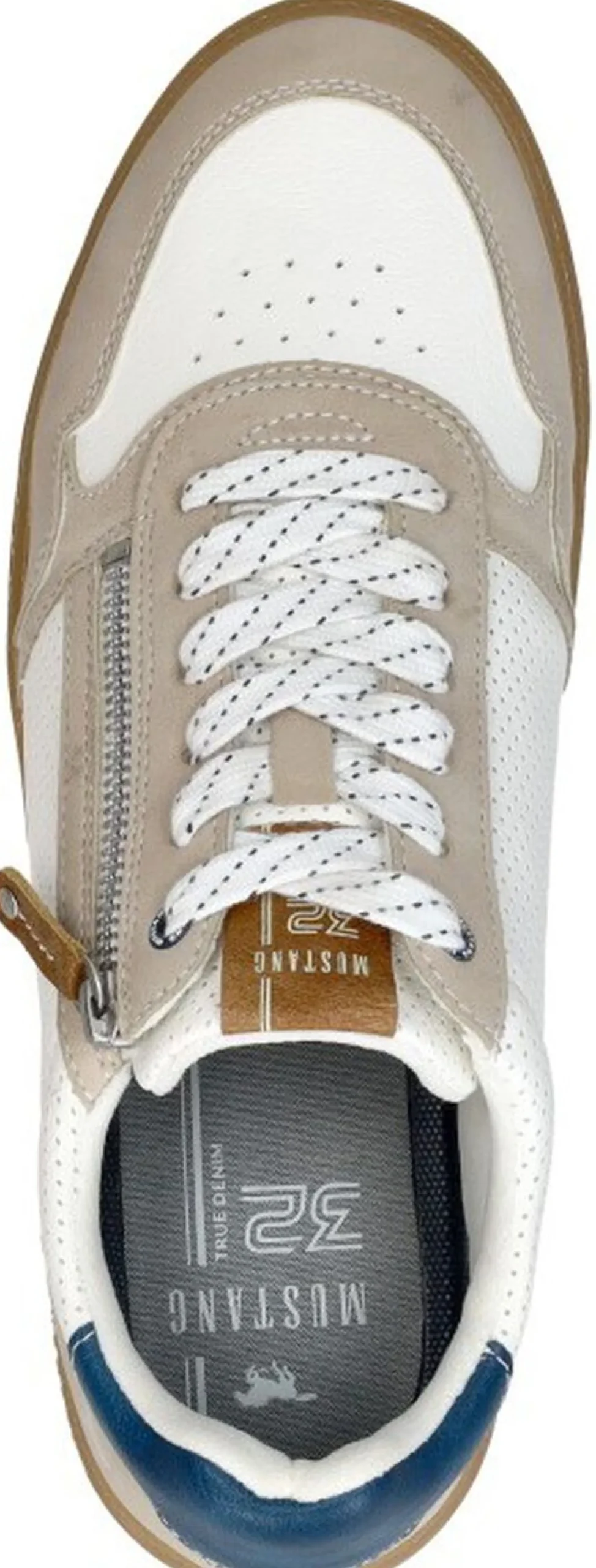 Mustang Veterschoenen Laag Beige Fashion