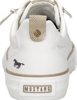 Mustang Veterschoenen Laag Wit Sale