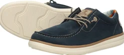 Rieker Veterschoenen Laag Blauw Outlet