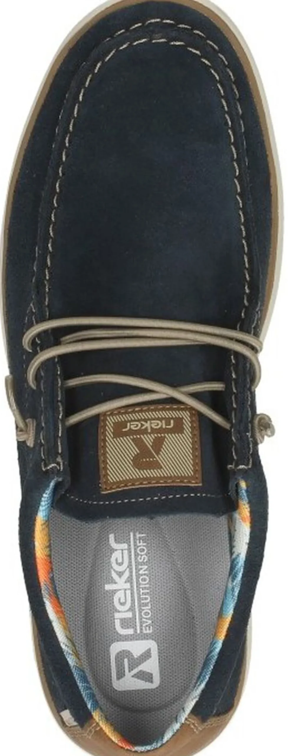 Rieker Veterschoenen Laag Blauw Outlet