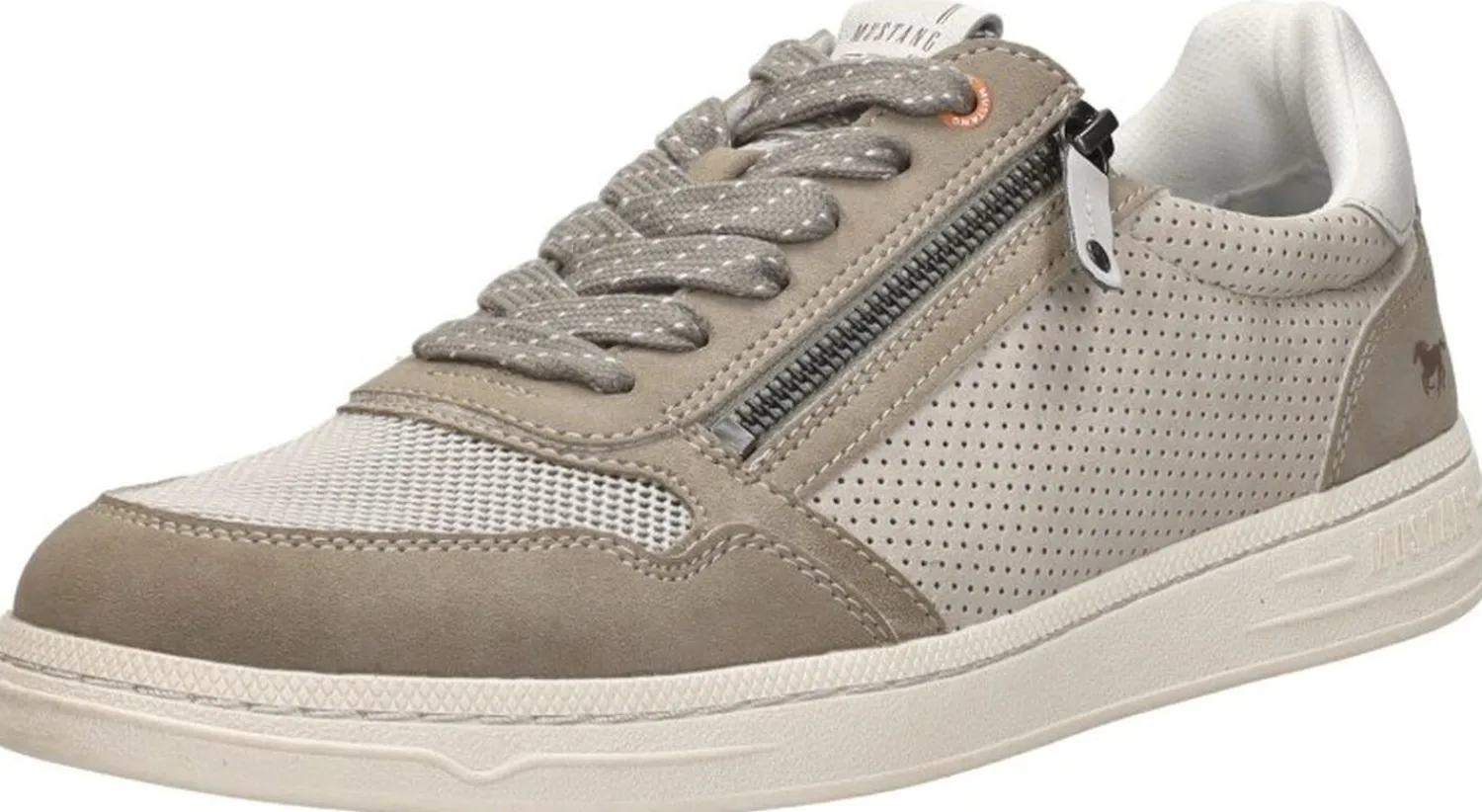 Mustang Veterschoenen Laag Taupe Outlet