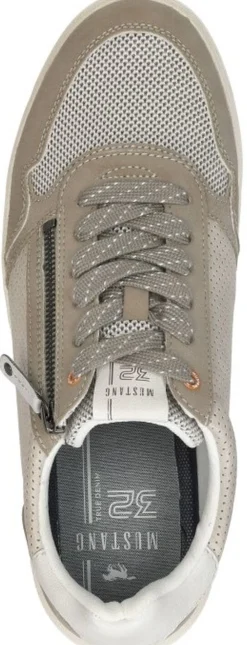 Mustang Veterschoenen Laag Taupe Outlet