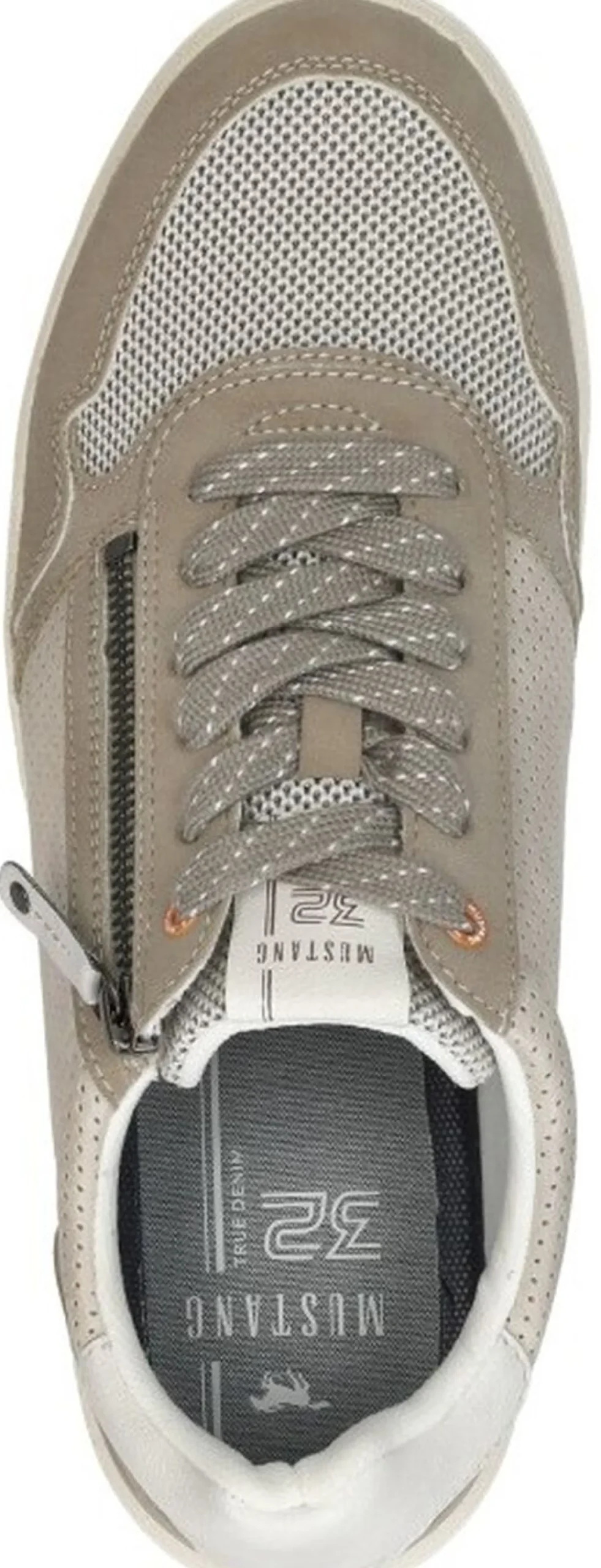Mustang Veterschoenen Laag Taupe Outlet