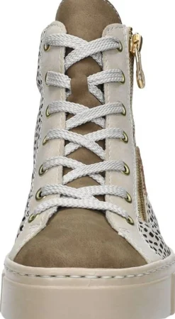 Rieker Veterschoenen Laag Beige Discount
