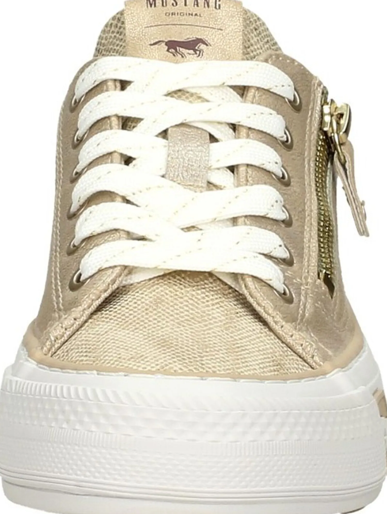 Mustang Veterschoenen Laag Goudkleur Best