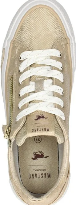 Mustang Veterschoenen Laag Goudkleur Best