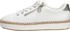 Rieker Veterschoenen Laag Wit Hot