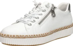 Rieker Veterschoenen Laag Wit Hot