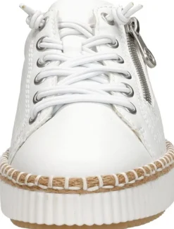 Rieker Veterschoenen Laag Wit Hot