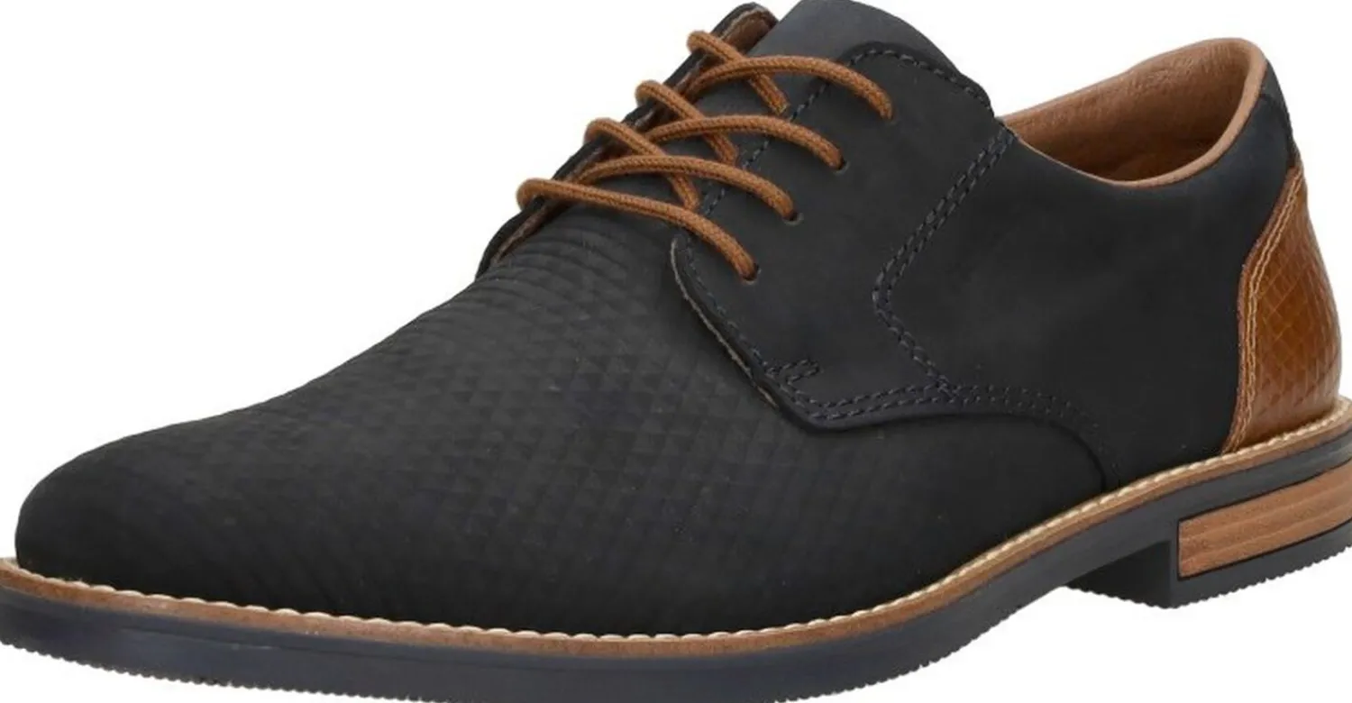 Rieker Veterschoenen Laag Blauw Discount