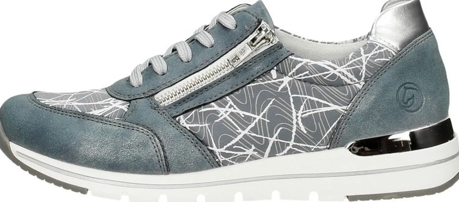 Remonte Veterschoenen Laag Licht blauw Fashion