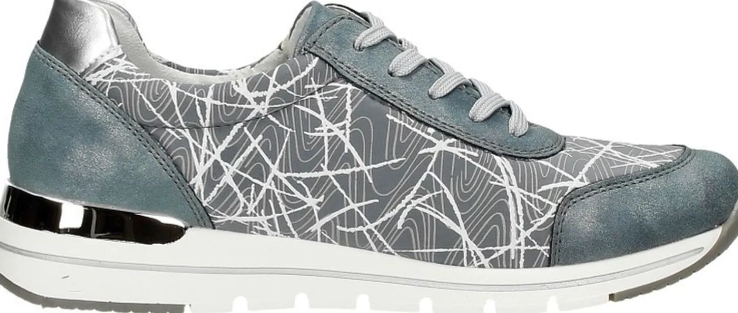 Remonte Veterschoenen Laag Licht blauw Fashion