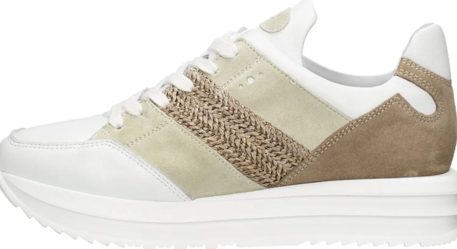 Aqa Veterschoenen Laag Wit New