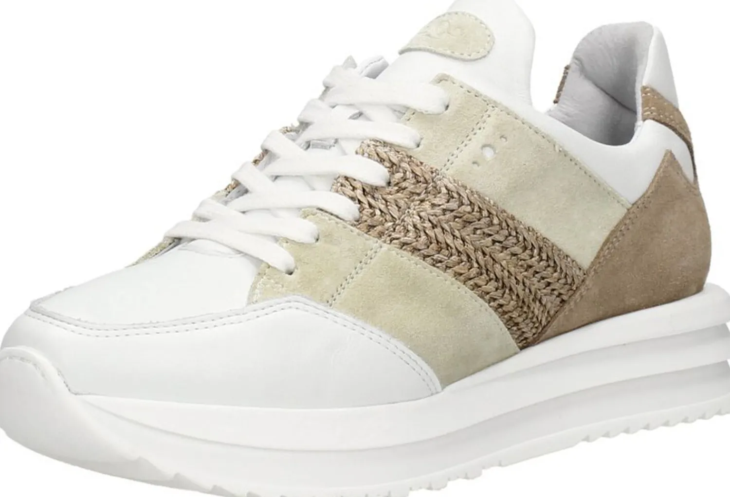 Aqa Veterschoenen Laag Wit New