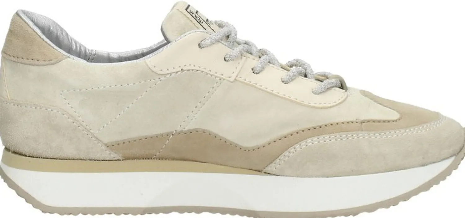 Mjus Veterschoenen Laag Beige Discount