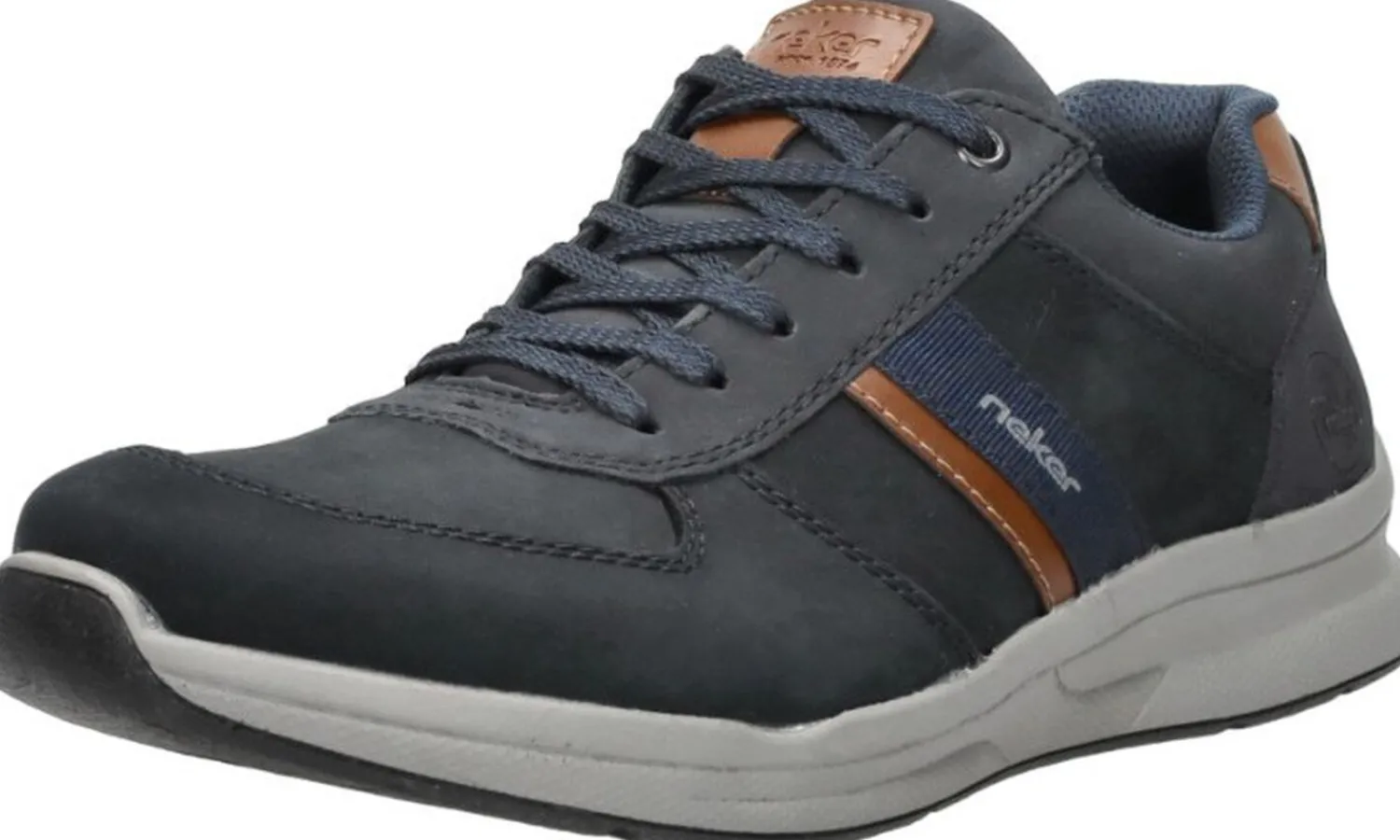 Rieker Veterschoenen Laag Blauw New