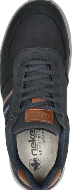 Rieker Veterschoenen Laag Blauw New