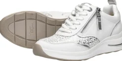Tamaris Comfort Veterschoenen Laag Wit Outlet