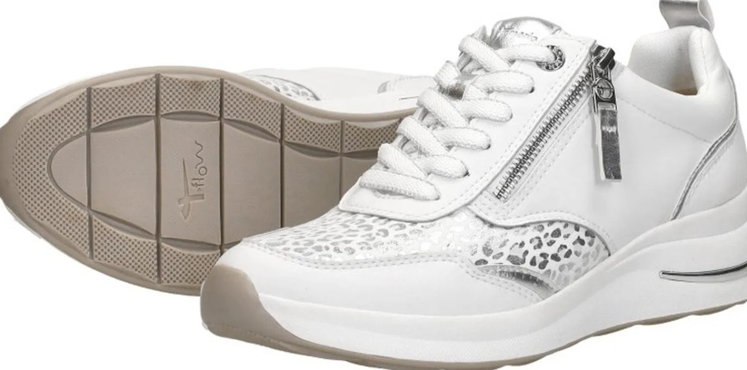 Tamaris Comfort Veterschoenen Laag Wit Outlet