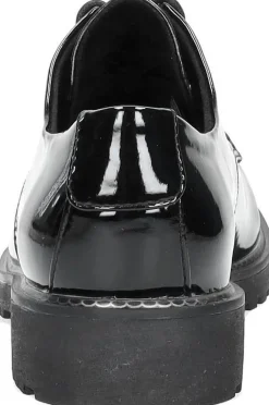 Marco Tozzi Veterschoenen Laag Zwart lak Sale