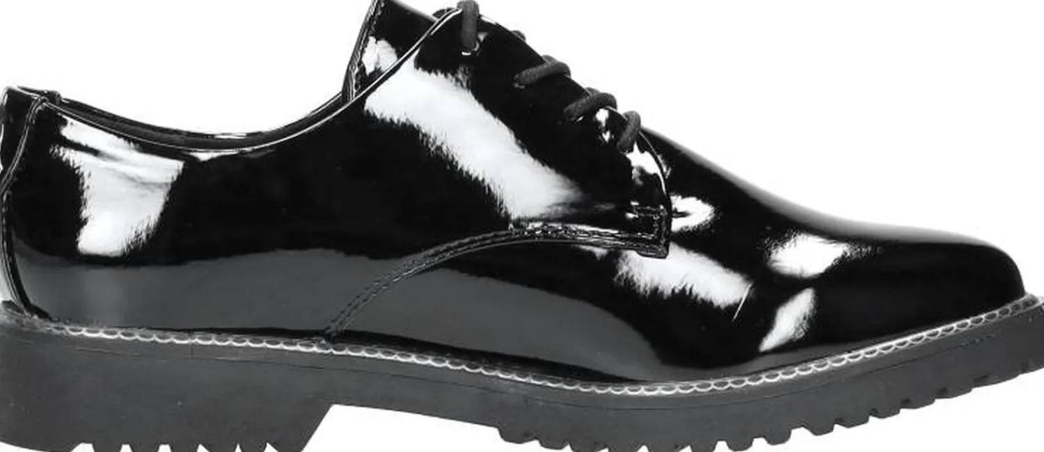 Marco Tozzi Veterschoenen Laag Zwart lak Sale
