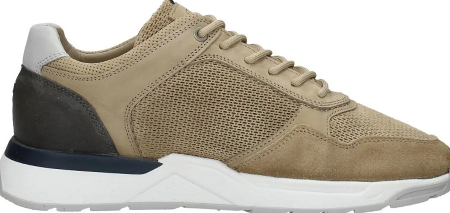 Sub55 Veterschoenen Laag Beige Clearance