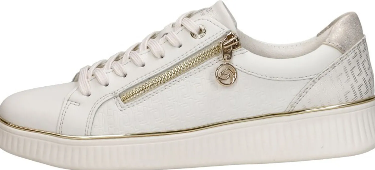 Remonte Veterschoenen Laag Gebroken wit Best