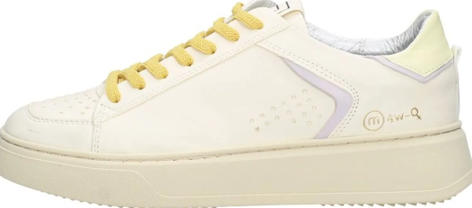Mjus Veterschoenen Laag Gebroken wit Outlet