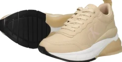 Calvin Klein Wedge Sporty Sneaker Beige Hot