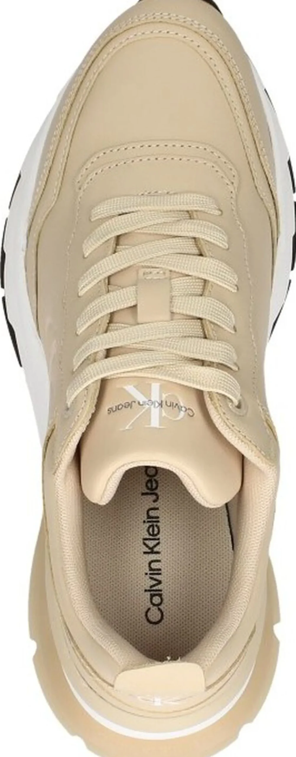 Calvin Klein Wedge Sporty Sneaker Beige Hot