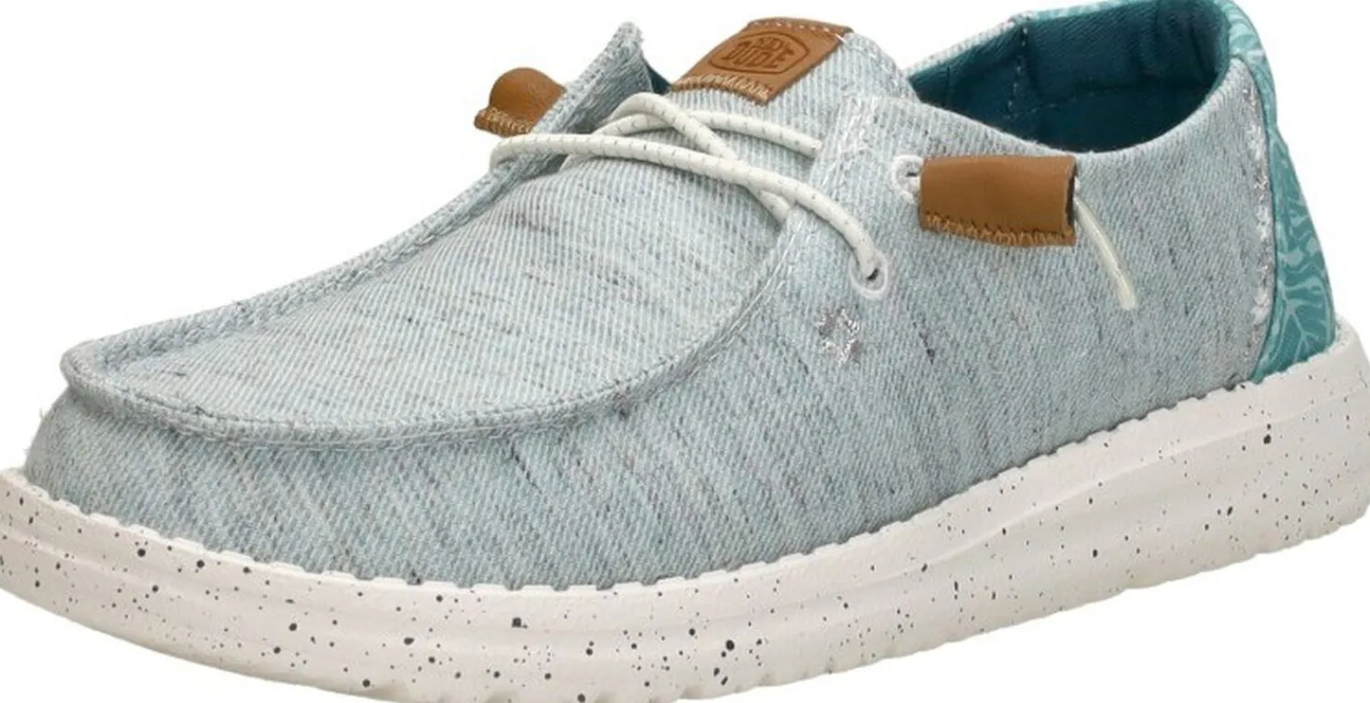 Hey Dude Wendy Heathered Slub Licht blauw Best