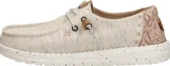 Hey Dude Wendy Heathered Slub Beige New