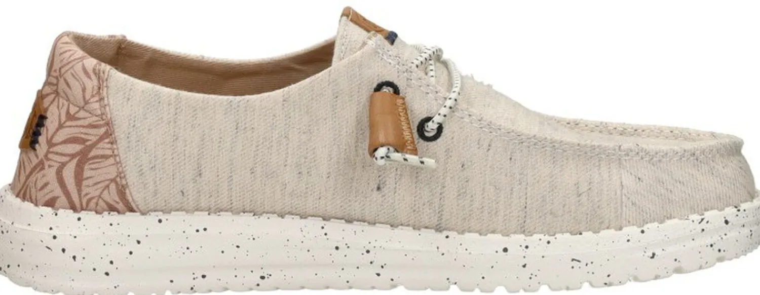 Hey Dude Wendy Heathered Slub Beige New