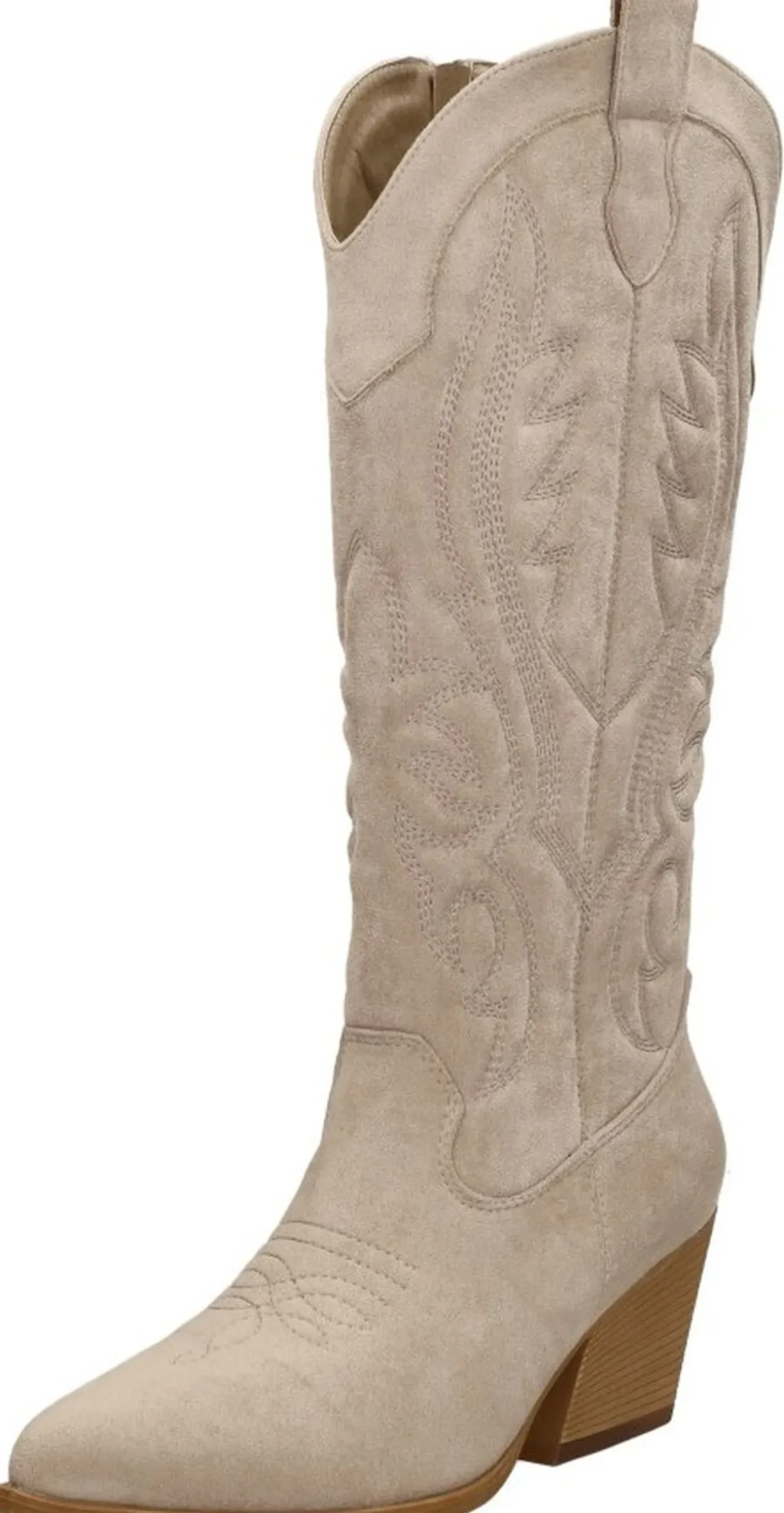 Sub55 Western boots Beige New